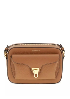 Coccinelle Beat flap-pocket shoulder bag - Brown