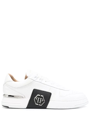 Philipp Plein hexagonal low-top sneakers - White