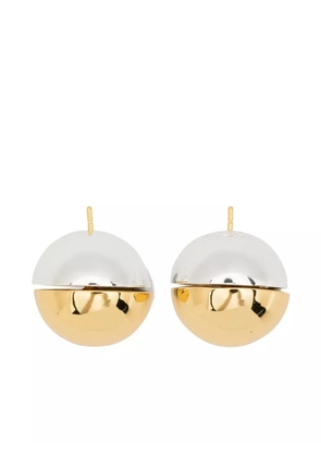 Maje brass earrings - Silver