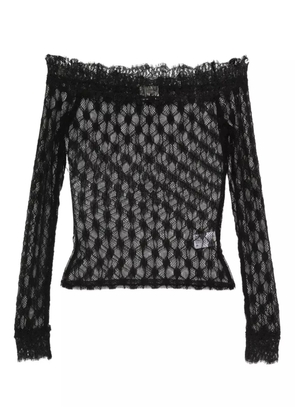 ISABEL MARANT floral-lace top - Black