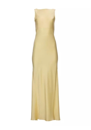IL VOLO Daria cowl-back slip dress - Yellow