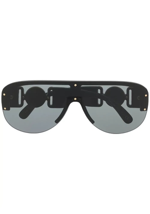 Versace Eyewear tinted pilot-frame sunglasses - Black