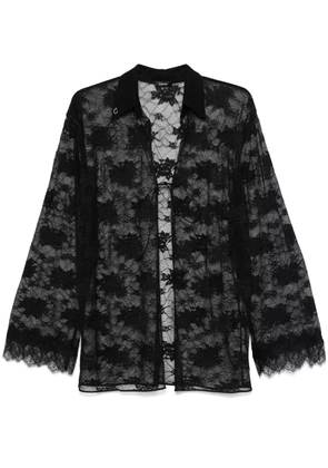 Oséree lace shirt - Black