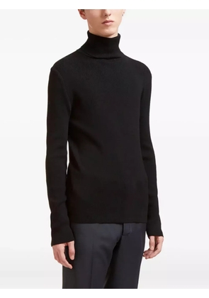 Aiezen turtleneck knitted sweater - Black