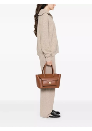 Coccinelle flap-pocket chain shoulder bag - Brown