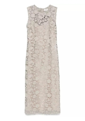 P.A.R.O.S.H. Peonia midi dress - Grey