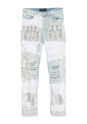 Who Decides War Winged Organza jeans - Blue