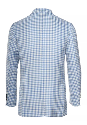 SARTORIO NAPOLI double-breasted shepherd blazer - Blue