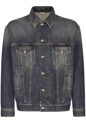 Dolce & Gabbana distressed denim jacket - Blue