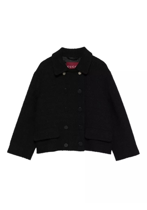 Gucci double-breasted button jacket - Black