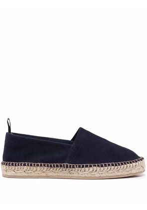 Scarosso Lola braided raffia sole espadrilles - Blue