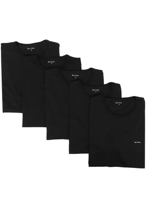 Paul Smith logo-print cotton T-shirt - Black