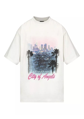 Balenciaga City Of Angels graphic-print T-shirt - White