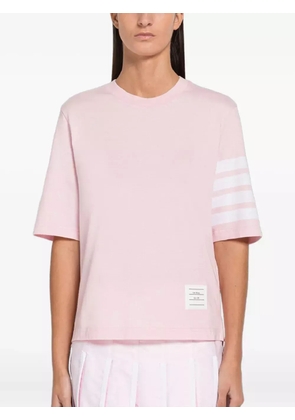 Thom Browne four-bar sleeve T-shirt - Pink