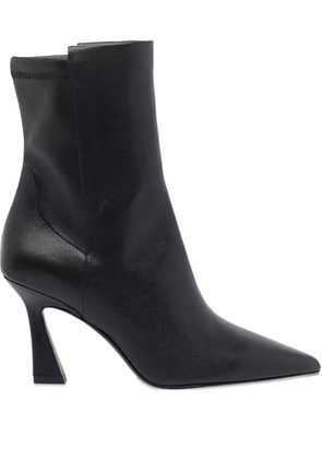 Stuart Weitzman 85mm Vinnie pointed-toe elasticised boots - Black