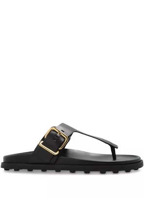 Tod's leather slides - Black