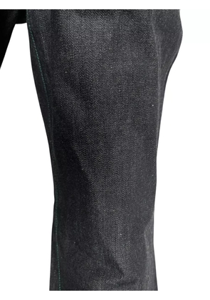 Purple Brand contrast-stitch bootcut jeans - Blue