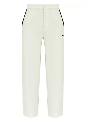 adidas logo-embroidered track pants - White