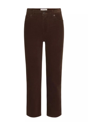 FRAME corduroy straight-leg trousers - Brown