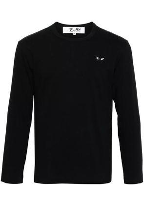 Comme Des Garçons Play heart-patch cotton T-shirt - Black