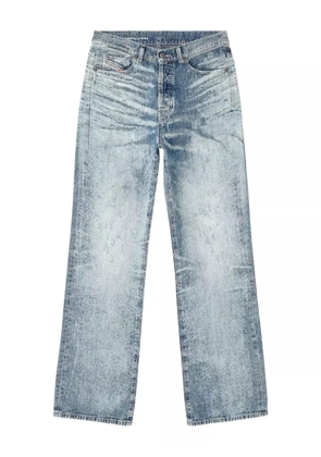 Diesel 1971 D-Sent acid-wash distressed jeans - Blue