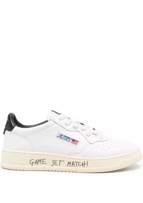 Autry Medalist panelled sneakers - White
