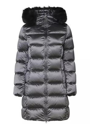 Colmar logo-appliqué padded coat - Grey