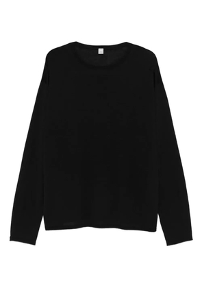 TOTEME round-neck sweater - Black