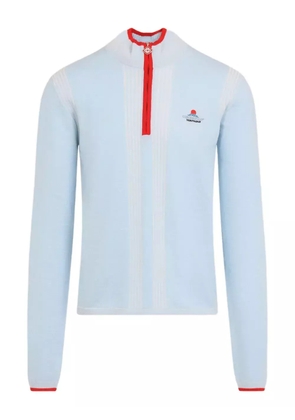 Casablanca half-zip striped sweater - Blue