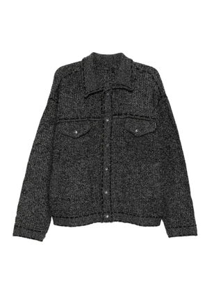 FIVE CM knitted jacket - Black