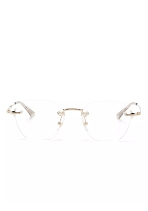 Montblanc round-frame glasses - Gold