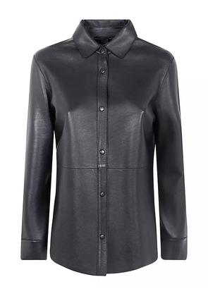 The Jackie Leathers leather shirt - Brown