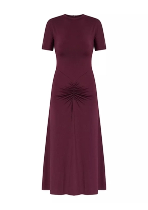 Victoria Beckham short-sleeve gathered midi dress