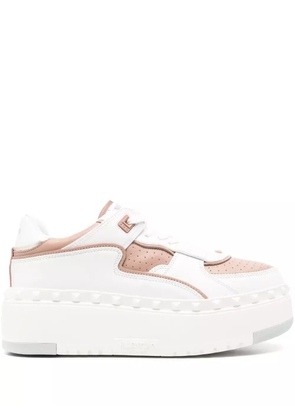 Valentino Garavani Freedots XL leather sneakers - Neutrals
