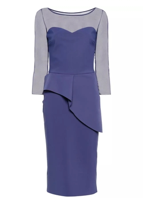 CHIARA BONI La Petite Robe Skip Illusion Bis midi dress - Blue