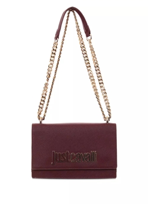 Just Cavalli logo-lettering cross body bag - Red