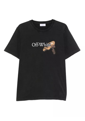 Off-White logo-print graphic T-shirt - Black