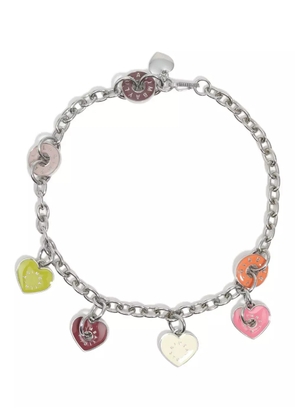 Bimba y Lola heart-charm necklace - Silver