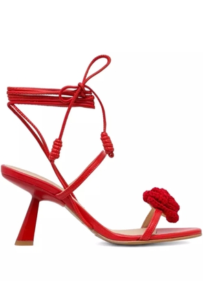 ALOHAS 80mm Kendra sandals - Red