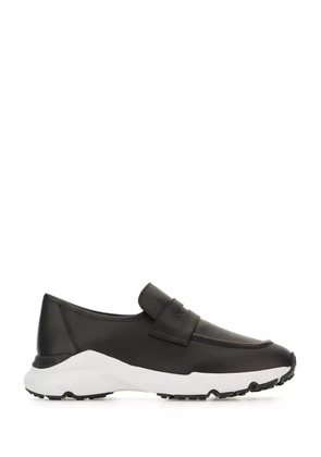 Tod's leather penny-slot sneakers - Black