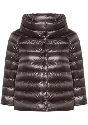 Herno funnel-neck down jacket - Grey