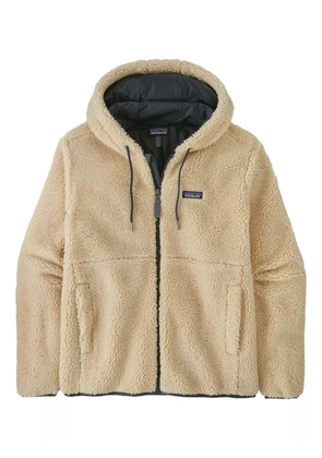 Patagonia fleece hooded jacket - Neutrals