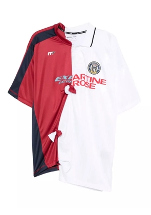 Martine Rose colour-block football jersey - White