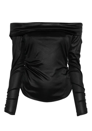 ISABEL MARANT Enesa off-shoulder ruched top - Black