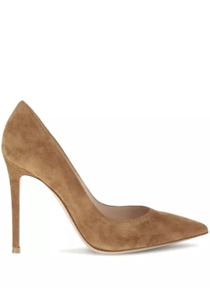 Gianvito Rossi 105mm Court pumps - Brown