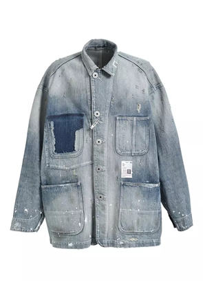 Maison MIHARA YASUHIRO denim shirt jacket - Blue