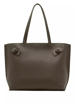 Proenza Schouler Days buckle-detail pebbled-leather tote bag - Green