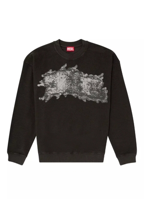 Diesel graffiti-print sweatshirt - Black