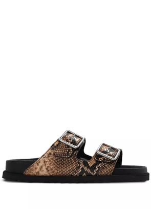 Birkenstock 1774 Arizona slides - Brown