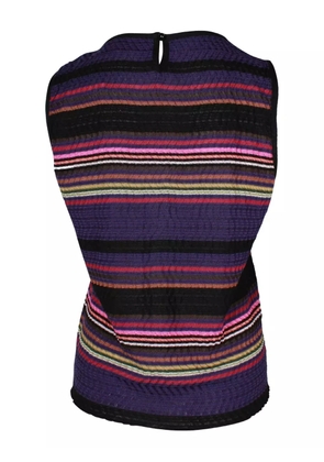 Missoni Pre-Owned striped sleeveless top - Purple